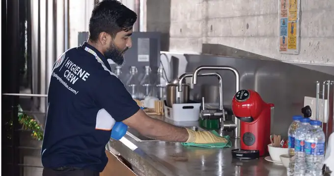 Sanitisation of washroom facilities