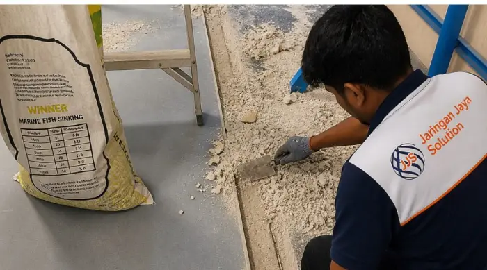 Detail works during site preparation